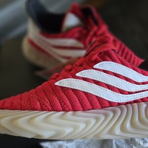 Kids Adidas Sobakov 'Scarlet' Sneaker